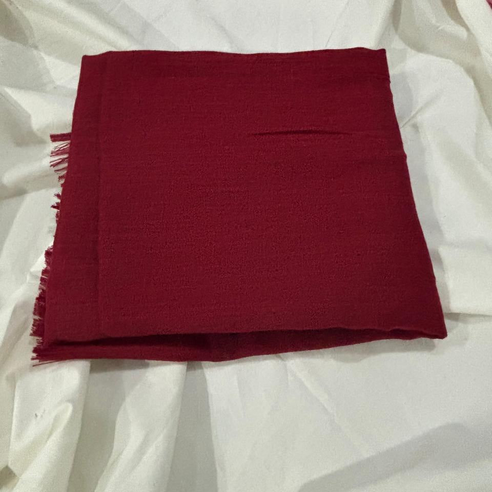 Turkish Lawn Hijab - Cherry Red