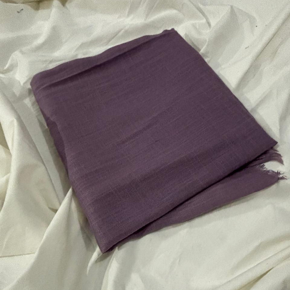 Turkish Lawn Hijab - Dark Purple