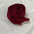 Turkish Lawn Hijab - Cherry Red