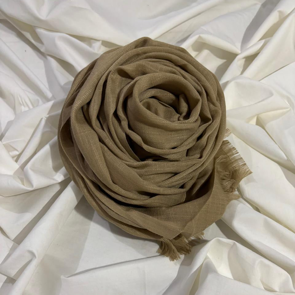 Turkish Lawn Hijab - Sand beige