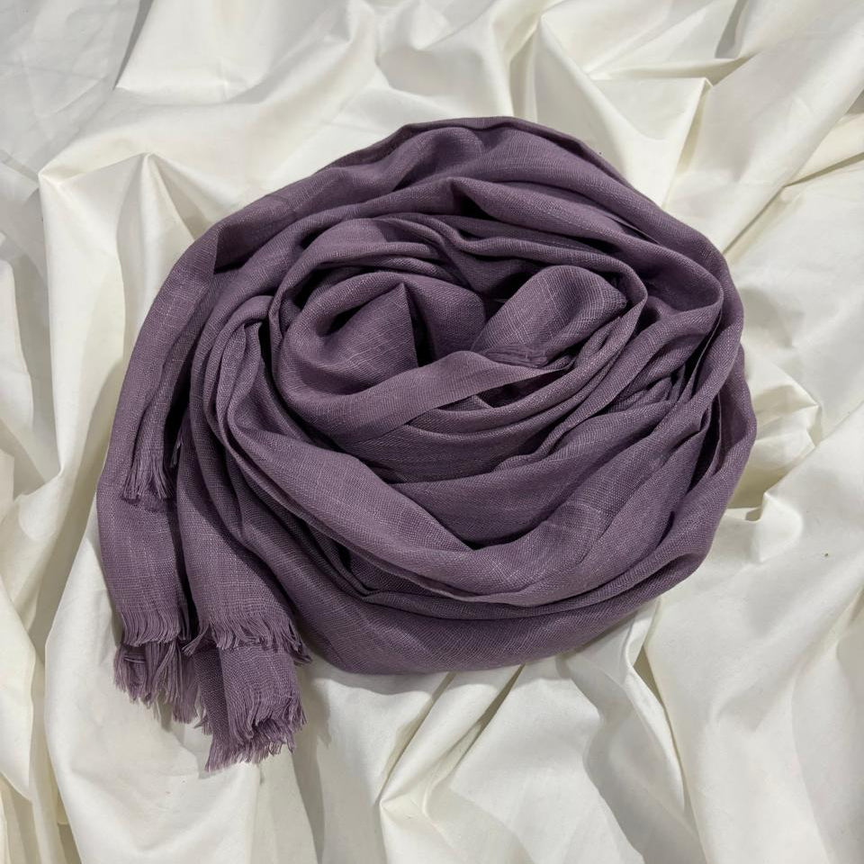 Turkish Lawn Hijab - Dark Purple